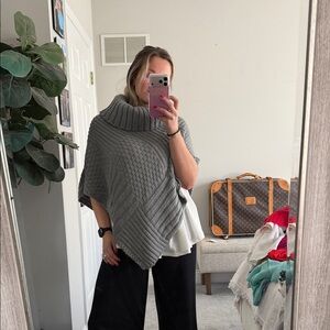Grey Chic Poncho
